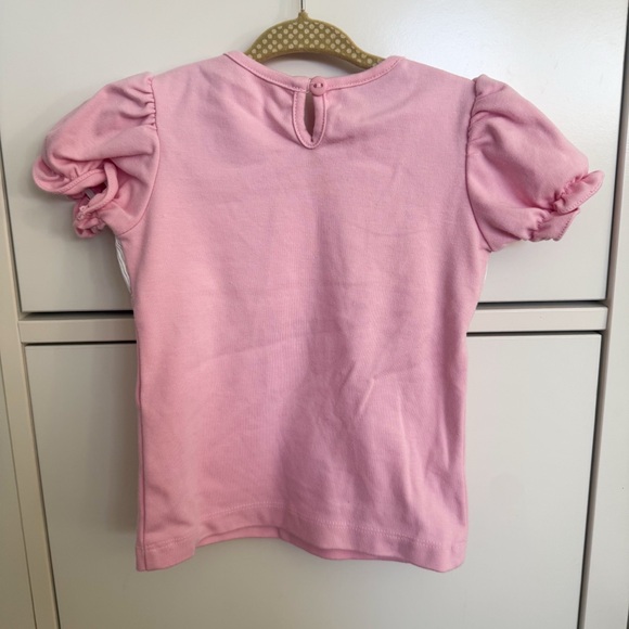 Smocked Pink Birthday Confetti Polkadot Shorts & Top Set - Picture 12 of 14